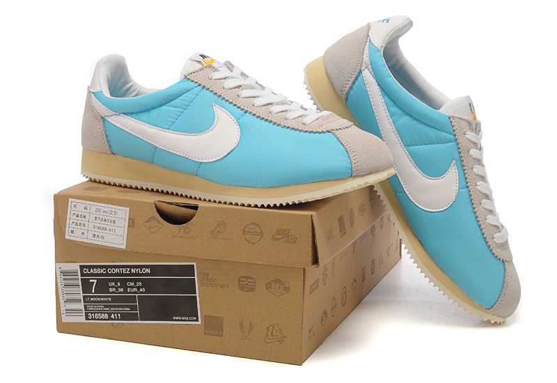 acheter nike cortez pascher pas cher nike cortez blanche us8,eur41,uk7 cheap